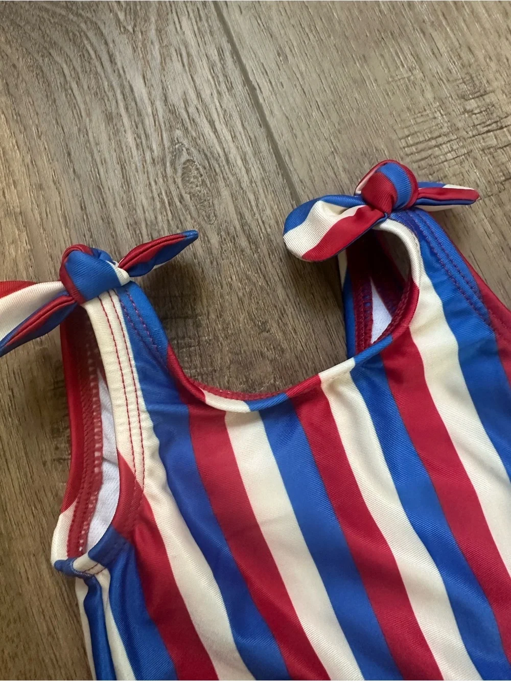 NWT! Cat & Jack Infant Swimsuit, One Piece, USA, 4th of July, Crotch Snaps, 0-3m
